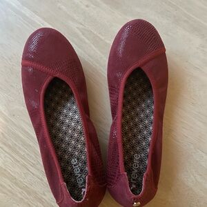 Revere Red Women's Ballet Flats